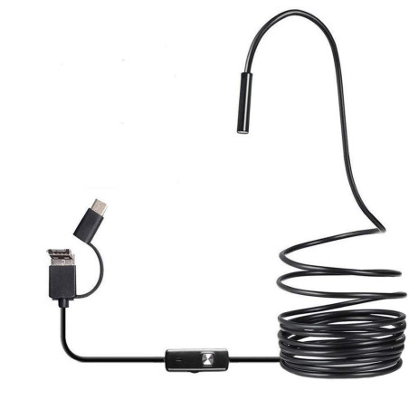 Borescope inspection camera