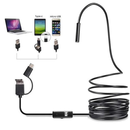 Borescope inspection camera