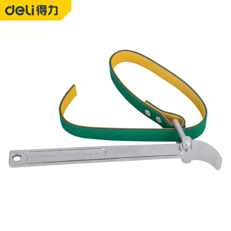 Belt oil filter wrench