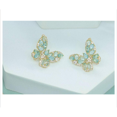 Zircon earrings