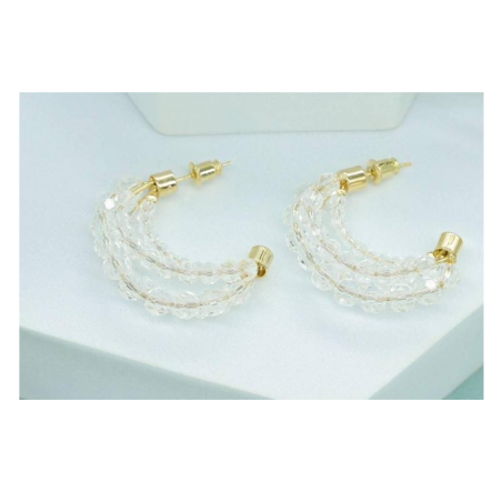 Zircon earrings