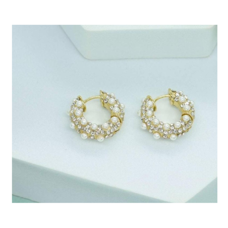 Zircon earrings