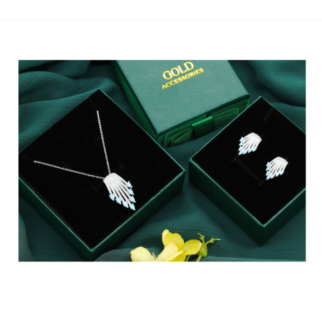  Silver Text Crew Zircon 