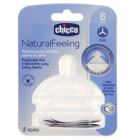  TEAT NATURALFEELING +  FOOD  Chicco